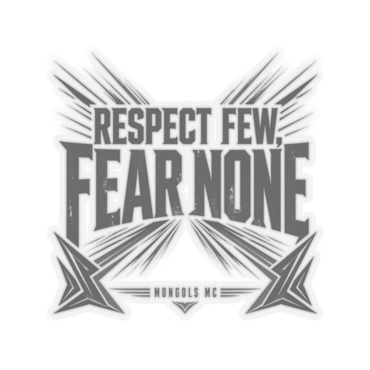 Mongols MC "Respect Few, Fear None" Sticker - Official Stickers merchandise