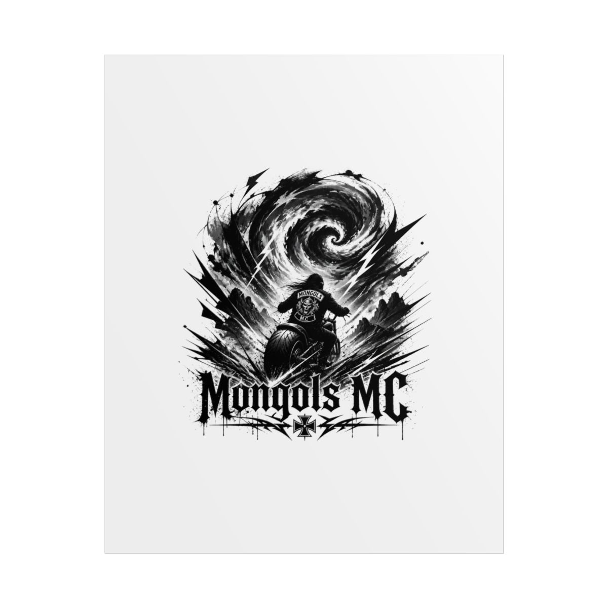 Mongols MC "outlaw spirit" Poster - Official Posters & Wall Art merchandise