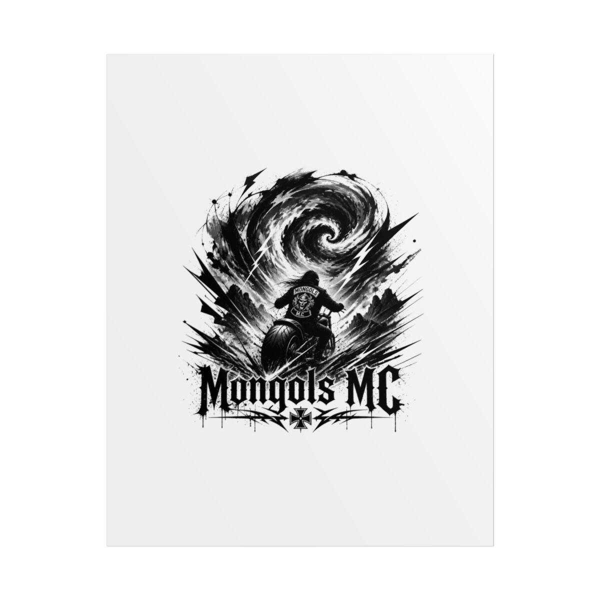 Mongols MC "outlaw spirit" Poster - alternate angle 1, merchandise