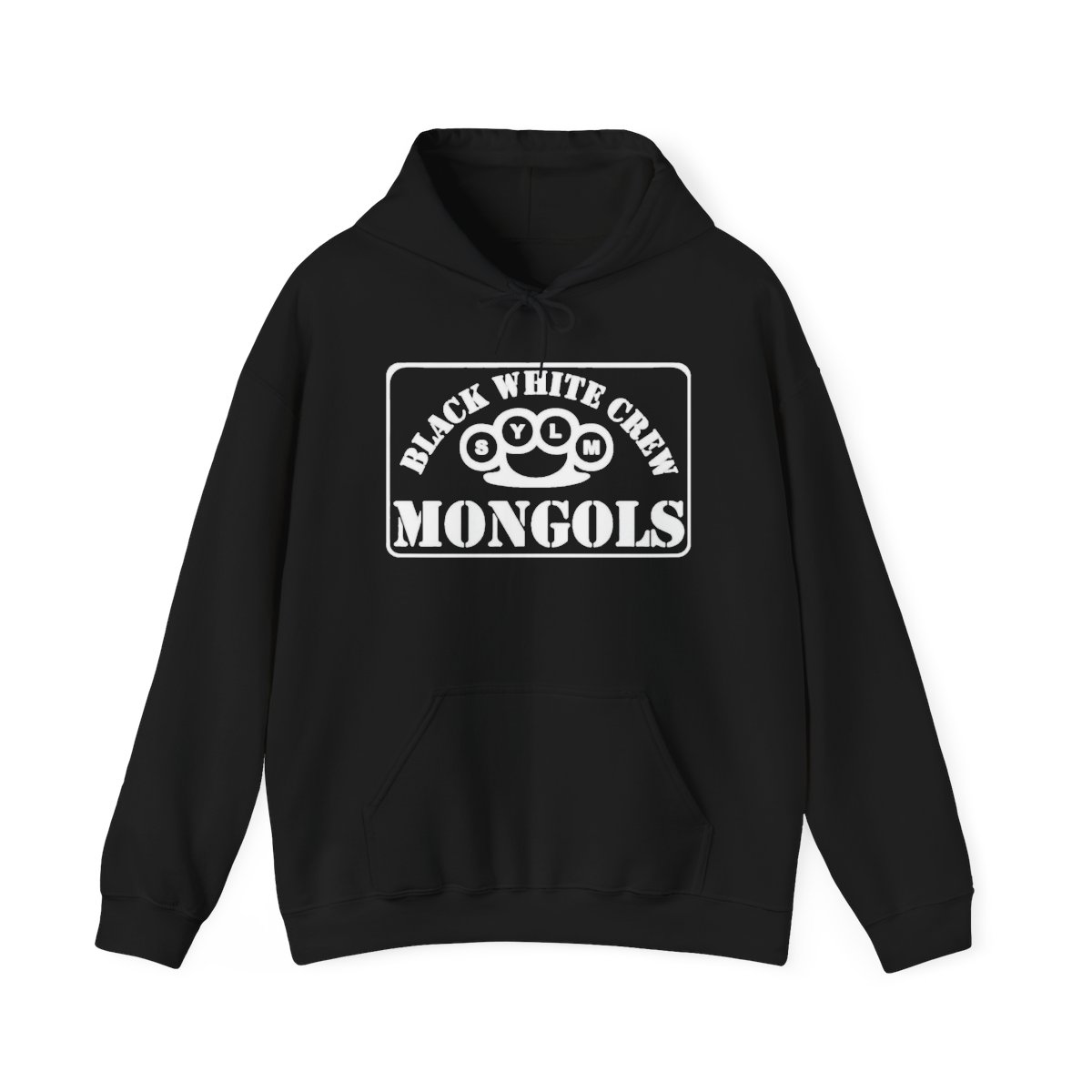 Mongols Brass Knuckles Logo Hoodie | Biker Patch Pullover | Mongols MC