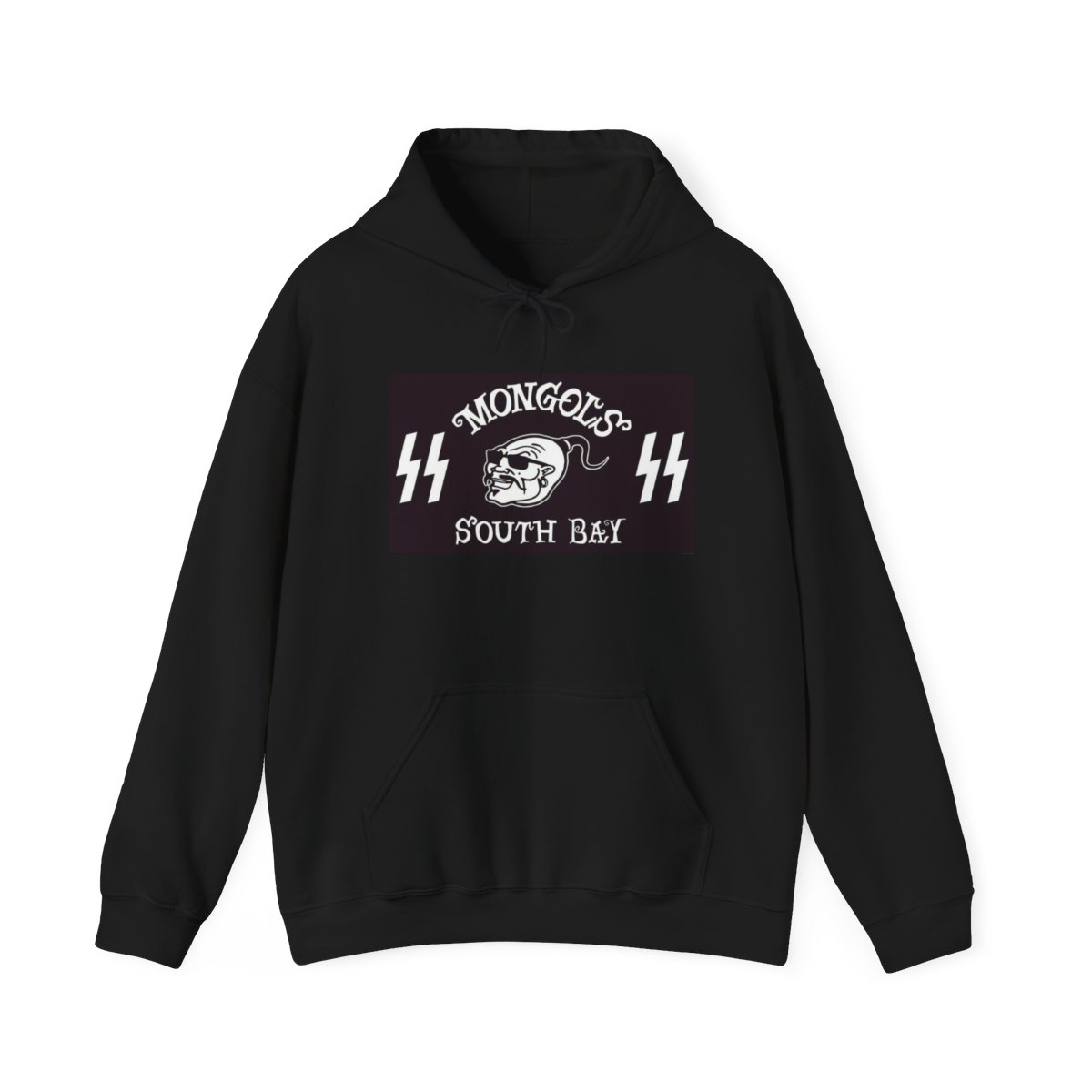 Mongols South Bay Skull Hoodie | Motorcycle Club Patch Sweatshirt | Mongols MC