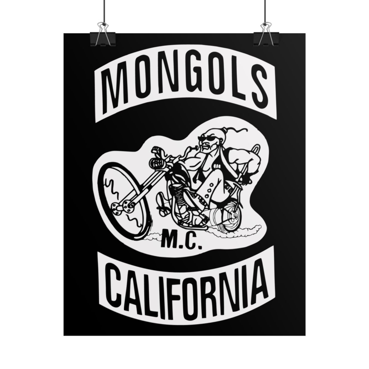 Mongols California Motorcycle Poster | Mongols MC